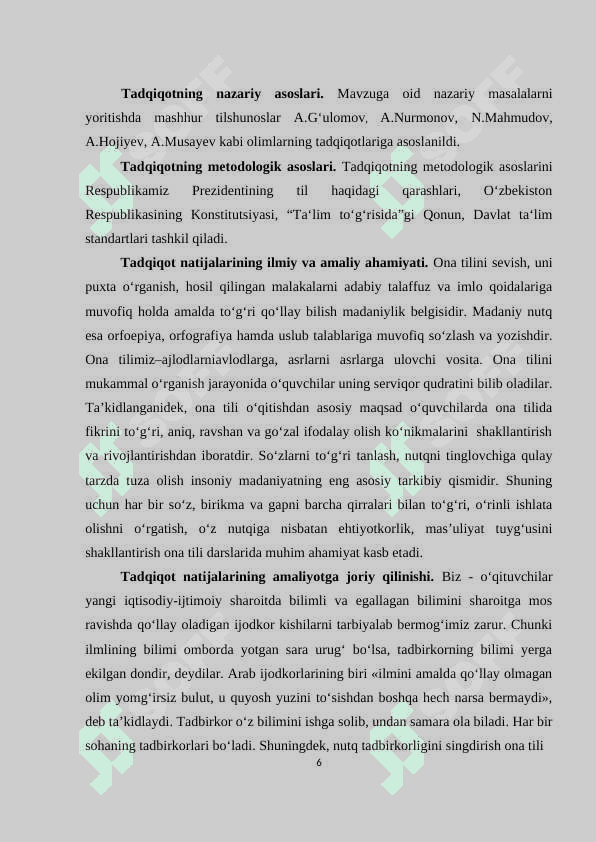 SODDA GAPLARNI INNOVATSION TEXNOLOGIYALAR ASOSIDA O‘QITISH 6