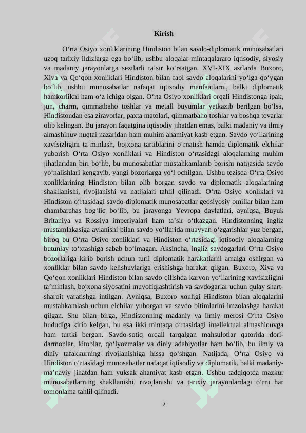 O‘rta Osiyo xonliklarining hindiston bilan savdo diplomatik munosabatlari m.docx 2