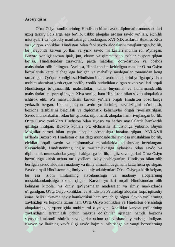 O‘rta Osiyo xonliklarining hindiston bilan savdo diplomatik munosabatlari m.docx 3