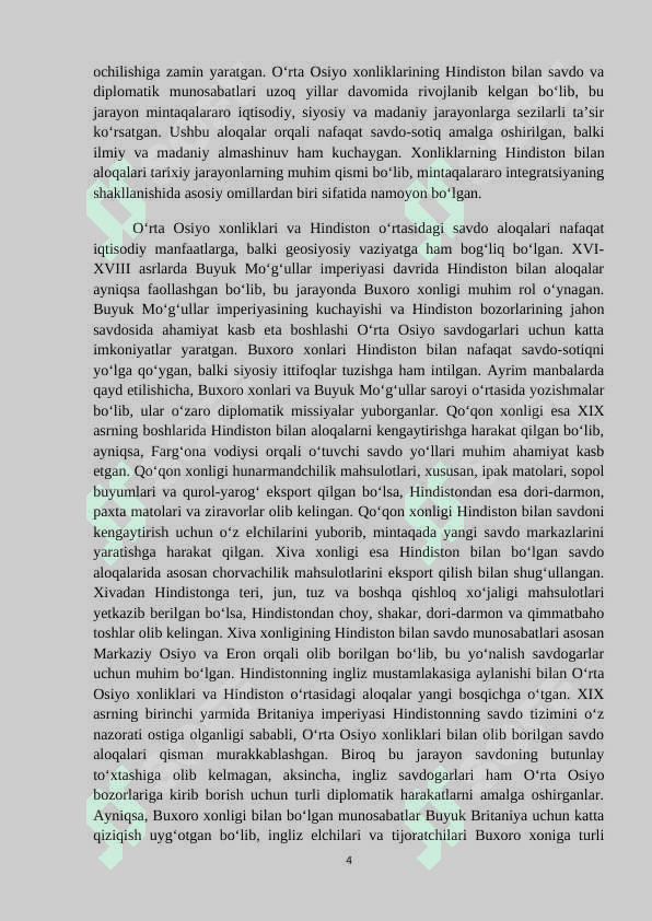 O‘rta Osiyo xonliklarining hindiston bilan savdo diplomatik munosabatlari m.docx 4