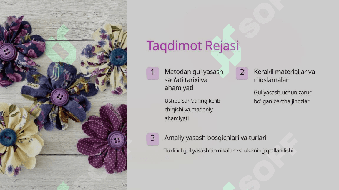 Matodan Gul Yasash Sanati 2
