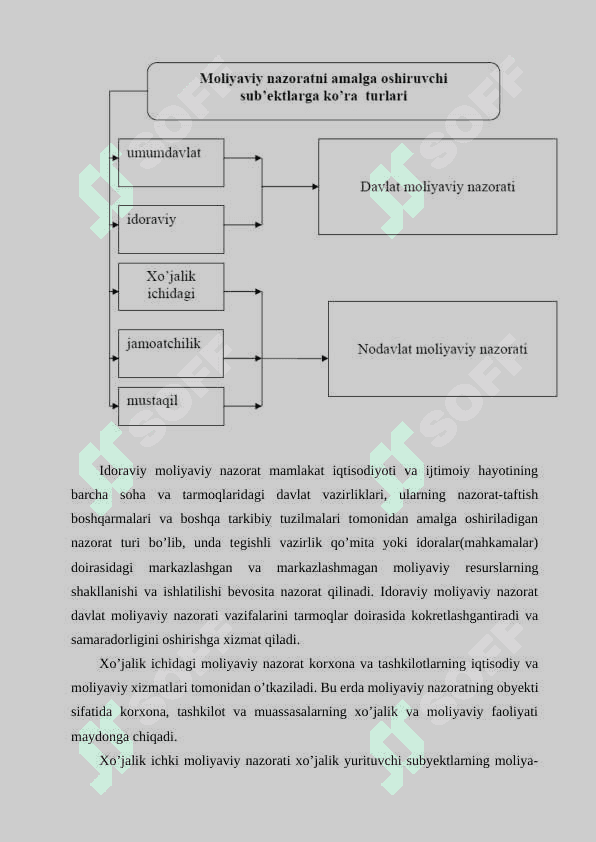 MOLIYAVIY NAZORATNI TASHKIL QILISH SHAKL,  USUL VA TURLARI 7