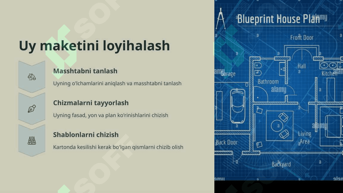 Texnologiya fanidan Qogoz va kartondan 3D uy maketini yasash 4