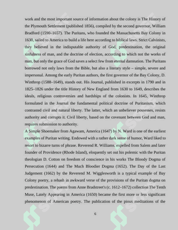 Ideas and artistic peculiarities of works bу American poets 6