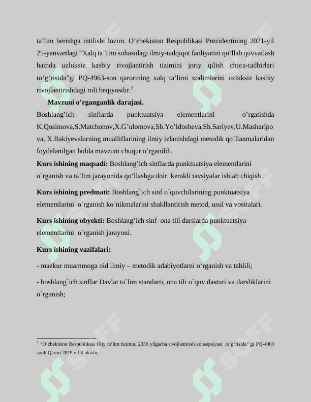 Boshlang’ich sinflarda punktuatsiya elementlarini o’rganish metodikasi 6