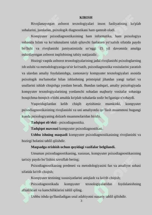 Kompyuter psixodiagnostikasining yutuq va kamchiliklari 3