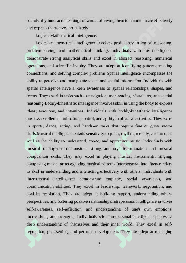 THE WAYS OF APPLICATION OF THE MULTIPLE INTELLIGENCES THEORY IN ELT 7