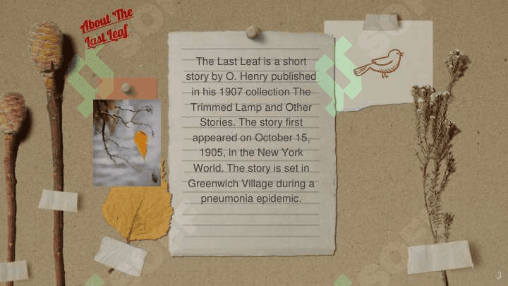 The last leaf O.Henry 3