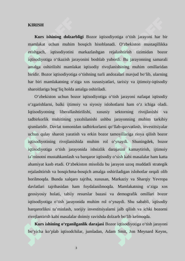 Bozor iqtisodiyotiga o‘tishning andozalari va ularning o‘ziga xos xususiyatlari 3