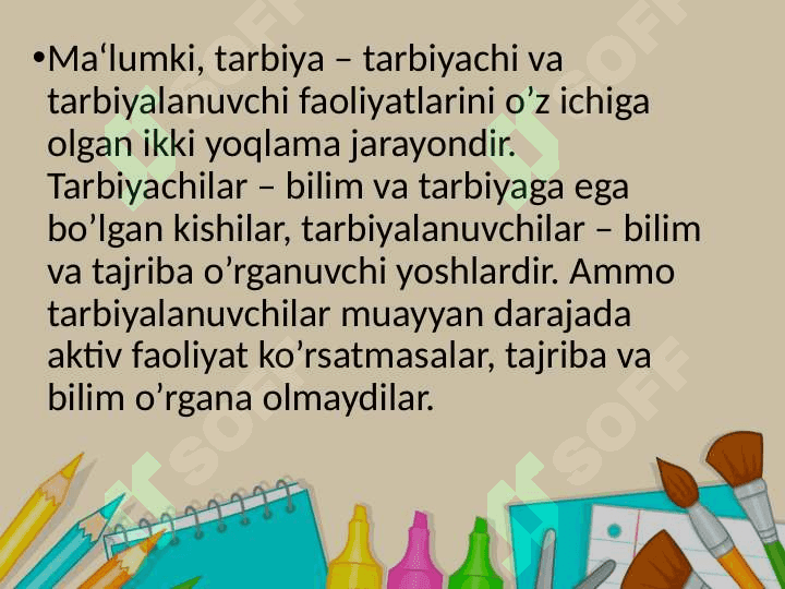 3-Sinf tarbiya darsligini o'rganish 2