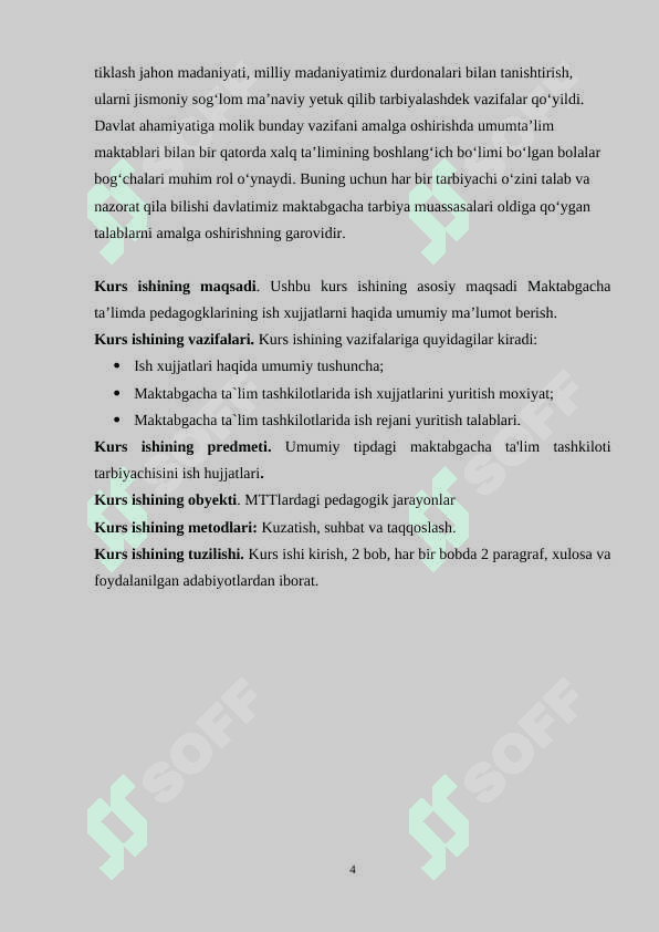 Maktabgacha ta’lim tashkilotlarida o’quv, metodik hujjatlarini yuritish 3