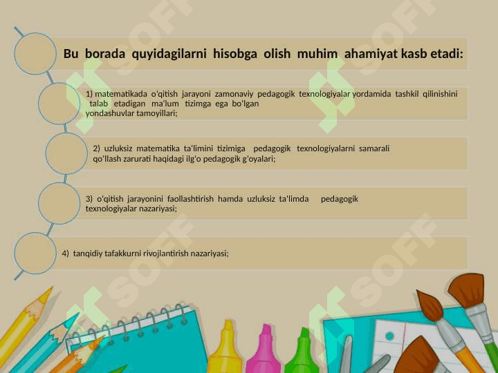 BOSHLANG’ICH SINF MATEMATIKA DARSLARIDA INTERFAOL METODLARDAN FOYDALANISH 8