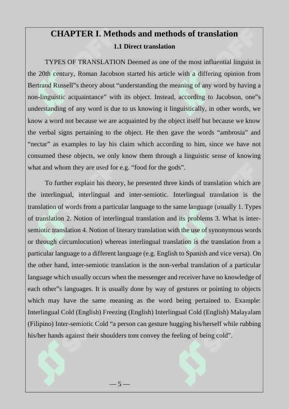 Translation Issues of Film Names (on the material of English - Uzbek translation) 6