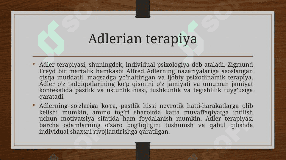 Yetakchi zamonaviy konsultativ nazariyalar va texnologiyalar 7