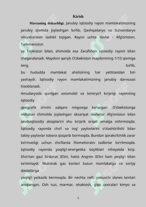 Janubiy iqtisodiy rayoni qishloq xoʻjaligi 2