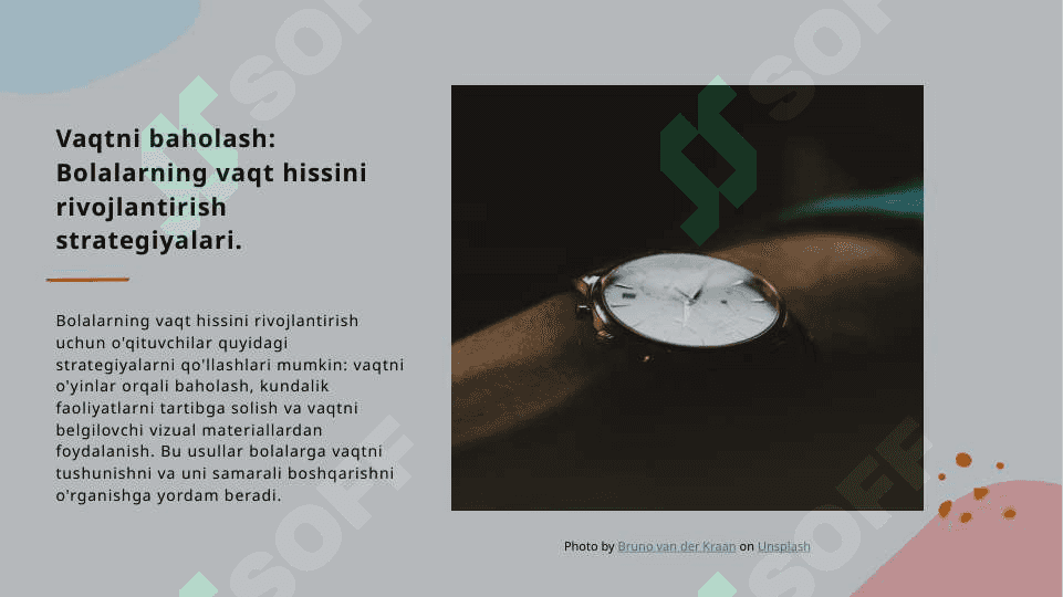 Bolalarda vaqtni chamalashga o'rgatish 4