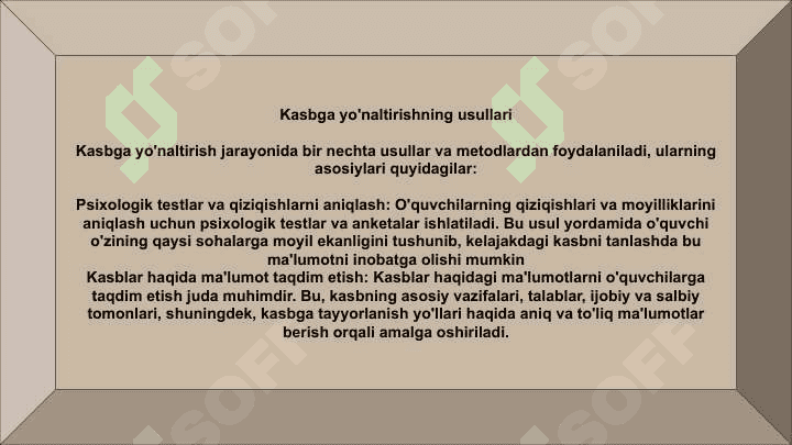 Kasbga yo‘naltirishda diagnostika (TAQDIMOT) 4
