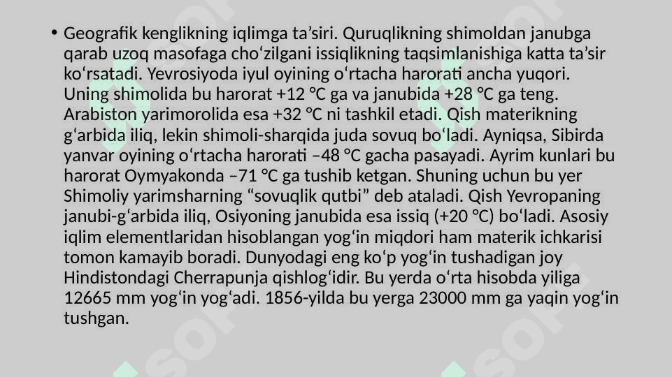 Yevrosiyo iqlimi 3