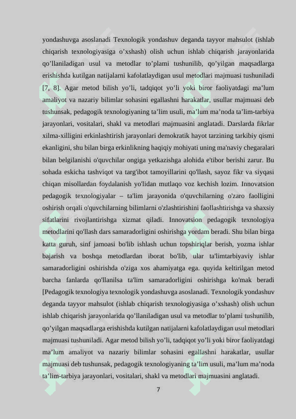 Maktablarda birinchi jahon urushi mavzusini o'rganish 7