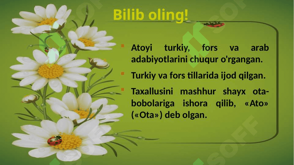 ATOYI hayoti 3