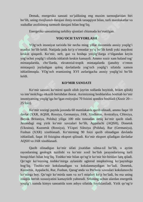 Sanoat va qishloq xo‘jaligi geografiyasi 8