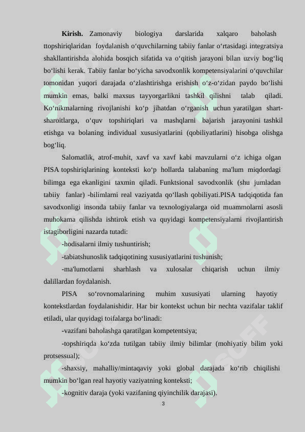 Biоlоgiyа dаrslаridа xаlqаrо bаhоlаsh tаdqiqоtlаridаn fоydаlаnish mеtоdikаsi.maqola.docx 3