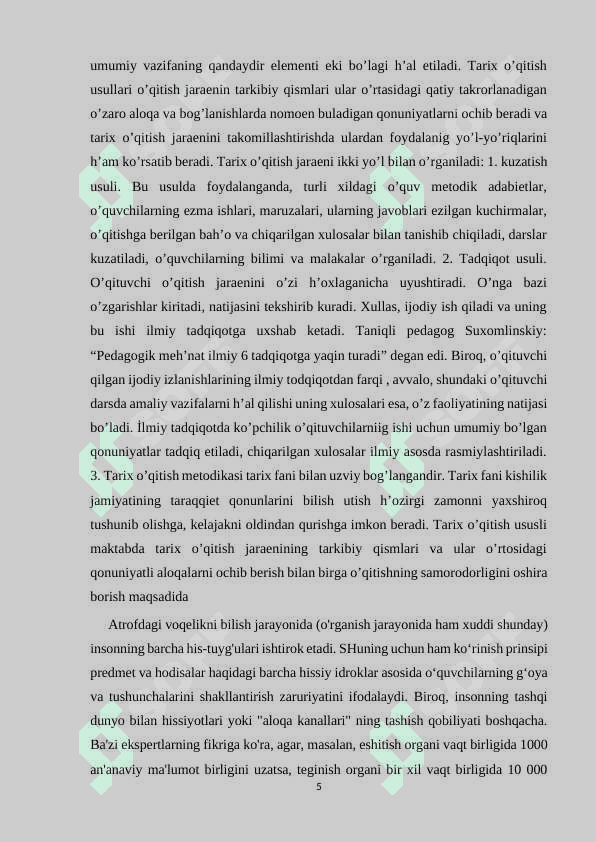 8- sinf darslarini o’qitishda muzey materiallaridan foydalanish 5