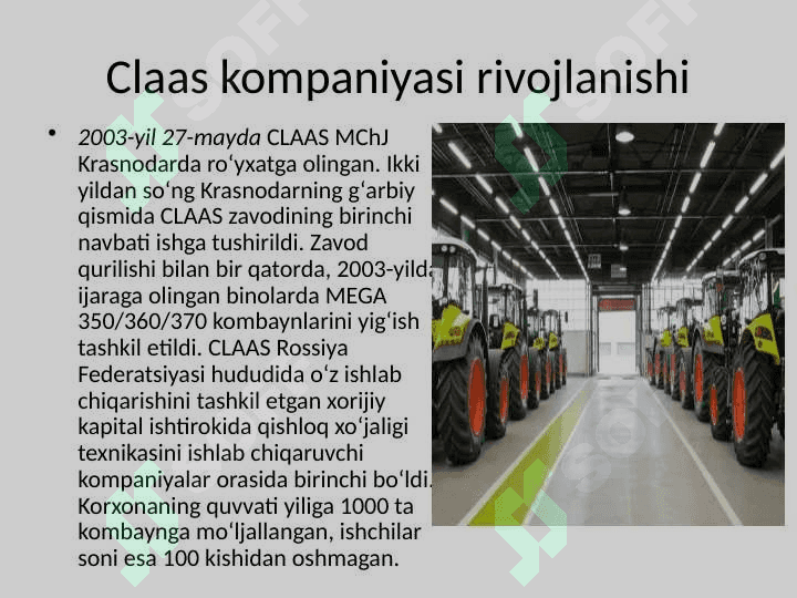 Claas kompaniyasi 5