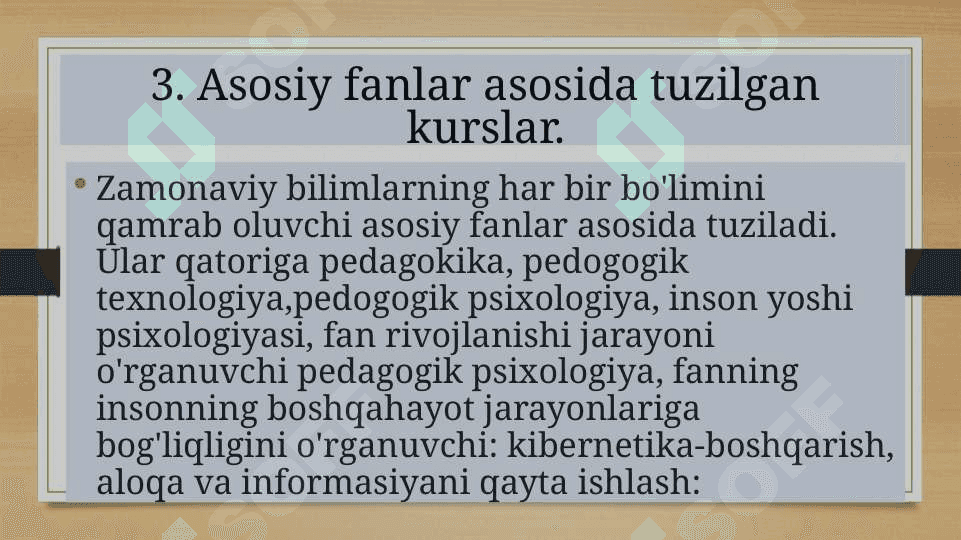 Boshlang'ich ta'lim pedagogikasi fanning predmeti ,maqsadi vazifasi ilmiy tadqiqot metodlari 8