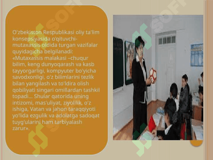 Demokratik jamiyatda o’qituvchilik kasbi va unga qo'yilgan talablar 5