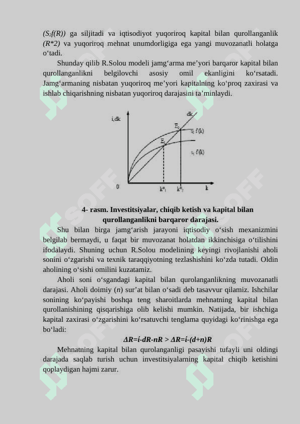 IQTISODIY O‘SISHNING NEOKLASSIK MODELLARI 6