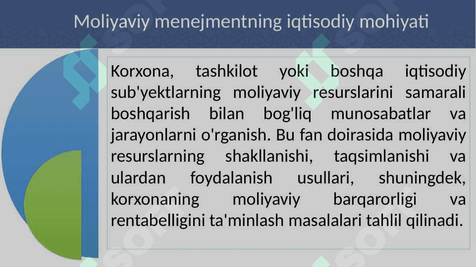Moliyaviy menejmentning iqtisodiy mohiyati, predmeti va funksiyalari 5