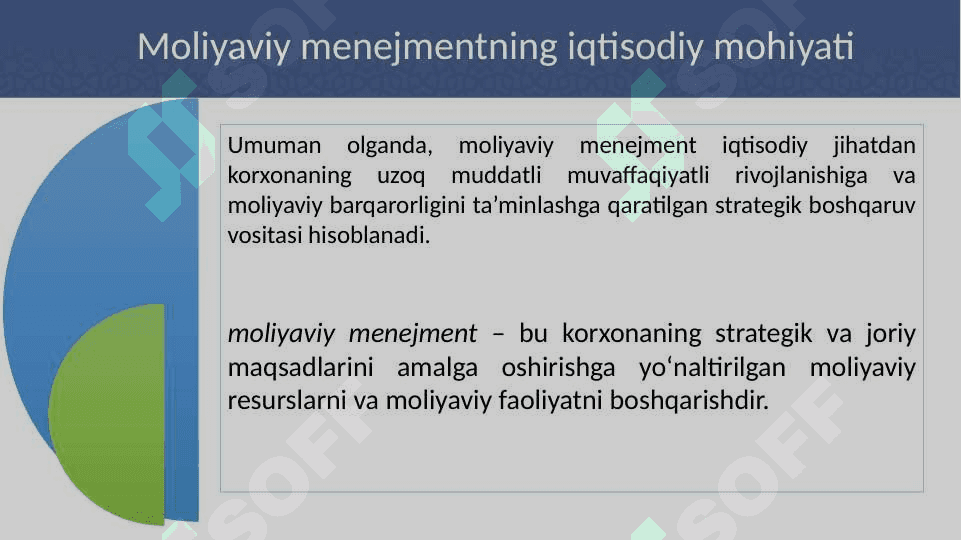 Moliyaviy menejmentning iqtisodiy mohiyati, predmeti va funksiyalari 7