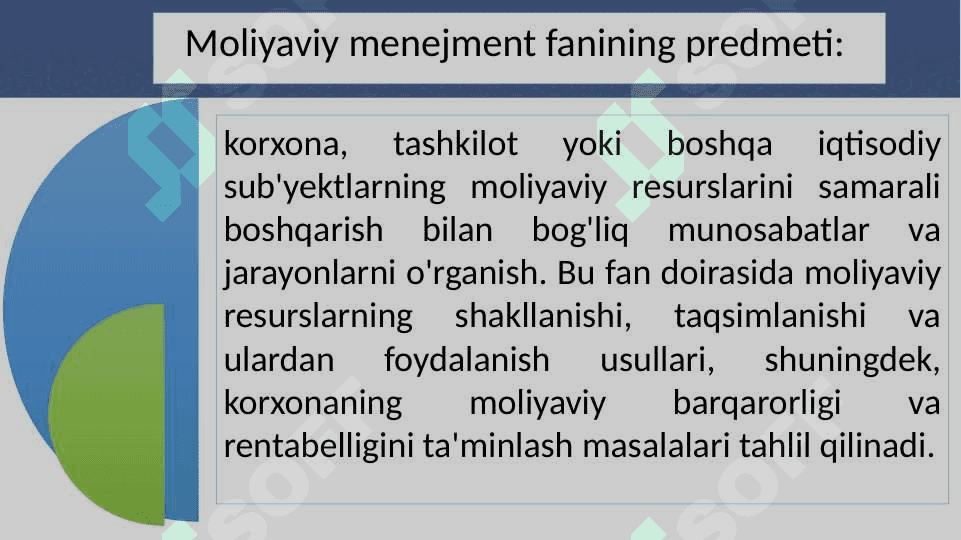 Moliyaviy menejmentning iqtisodiy mohiyati, predmeti va funksiyalari 8