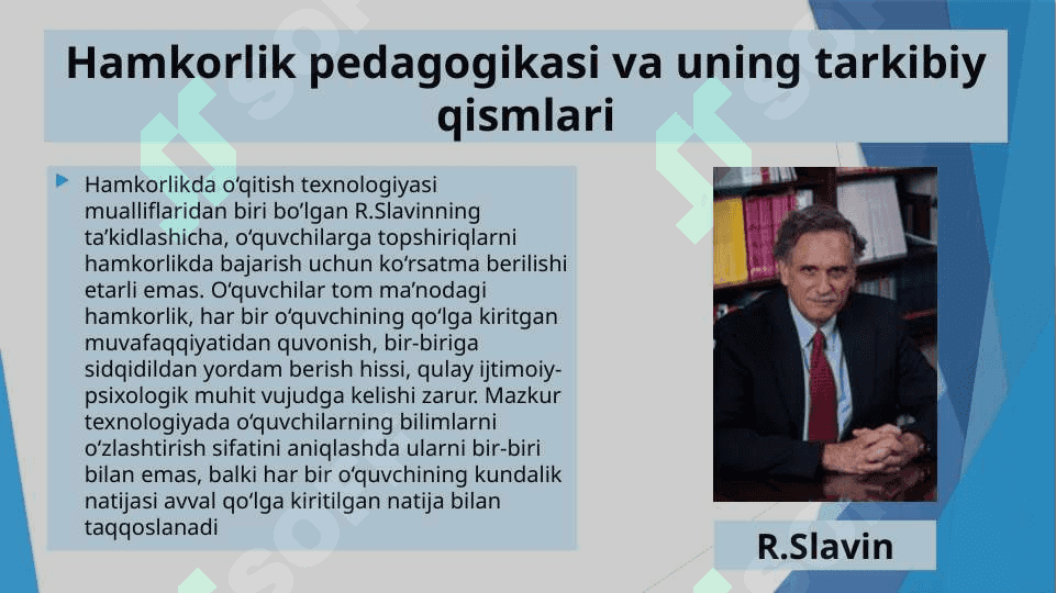 Hamkorlik pedagogikasi va uning tarkibiy qismlari 2