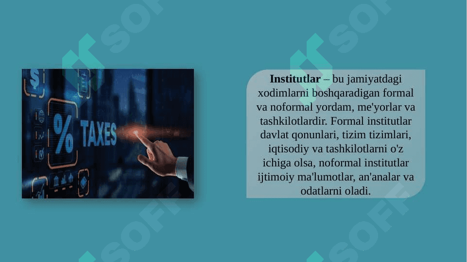 Institutsional o'zgarishlar va institutlar o'zgarishlari 3