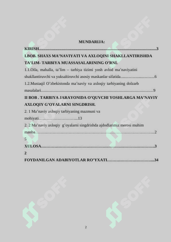 ma'naviy ahloqiy g'oyalar bilan boyitilgan tarbiya tizimini shakllantrish 2