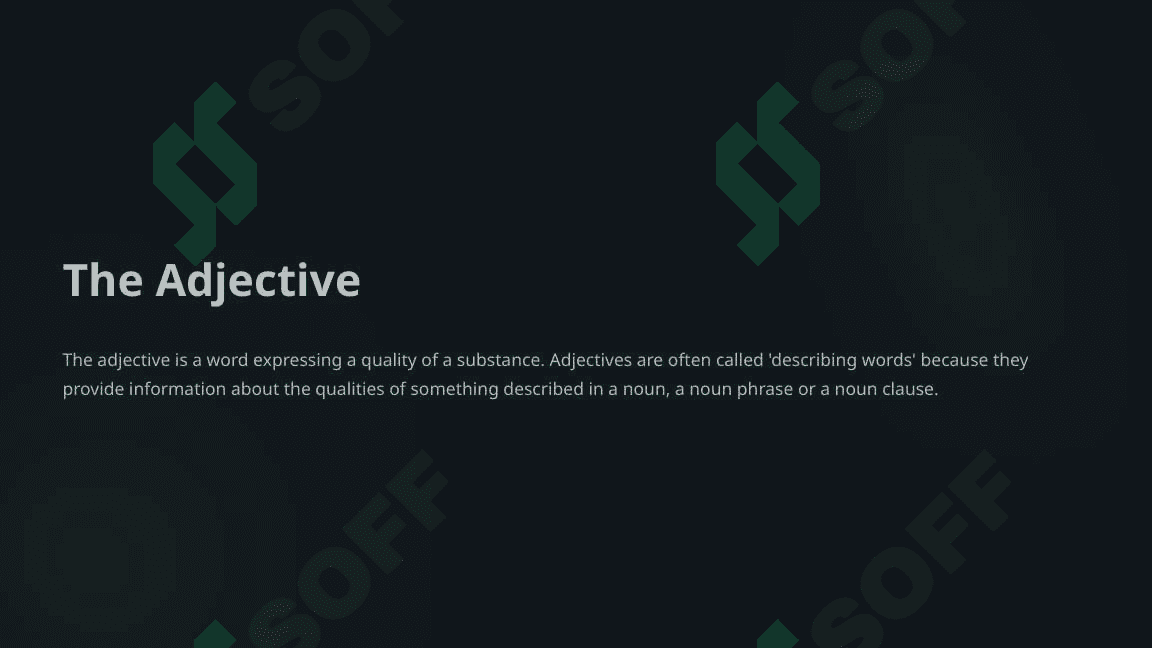 Adjectives and Adverbs 6