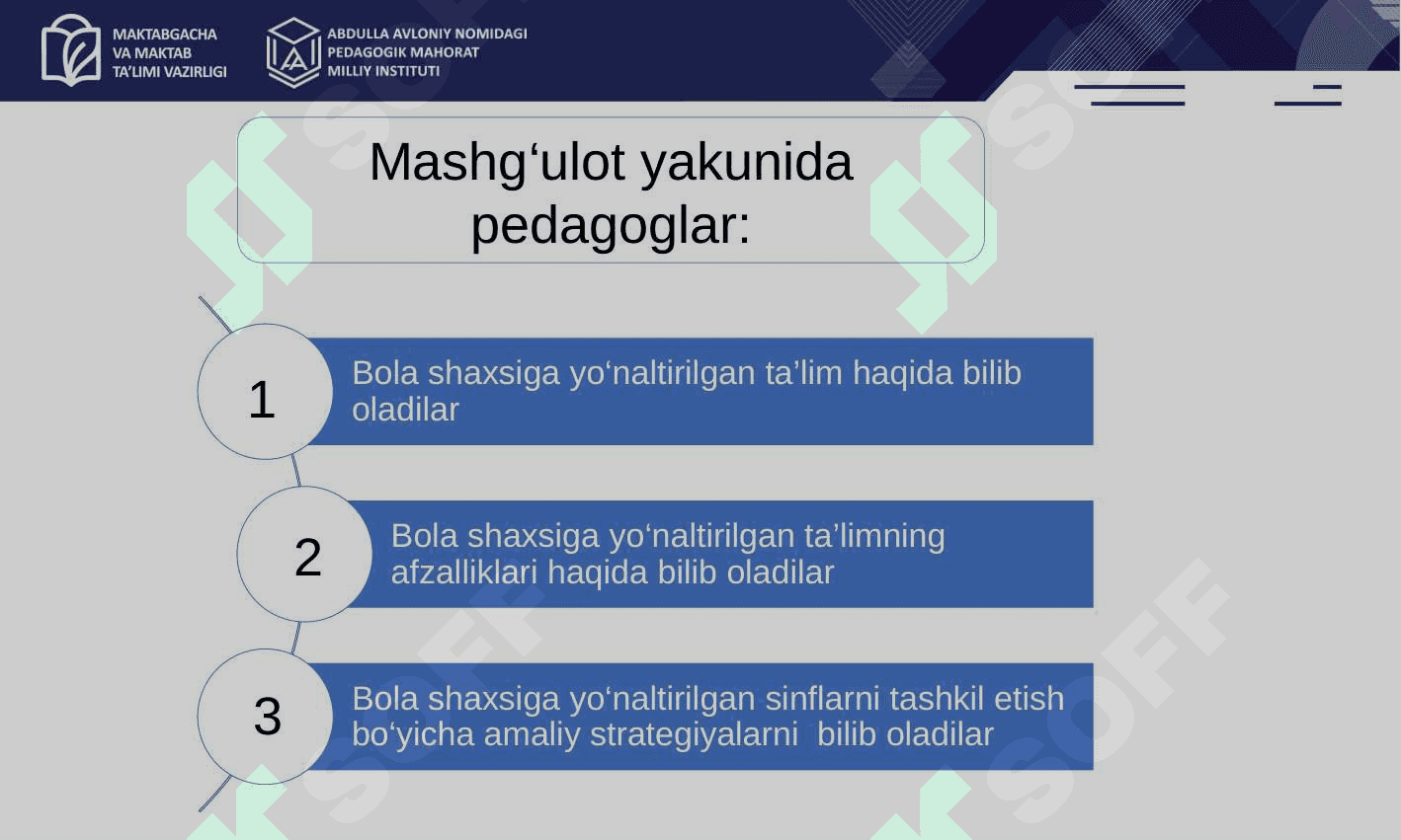 Bola shaxsiga yo'naltirilgan ta'lim 2