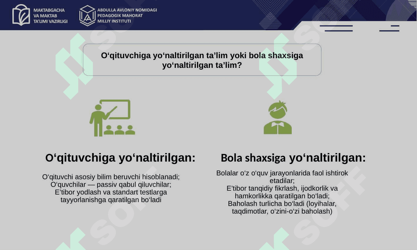 Bola shaxsiga yo'naltirilgan ta'lim 7