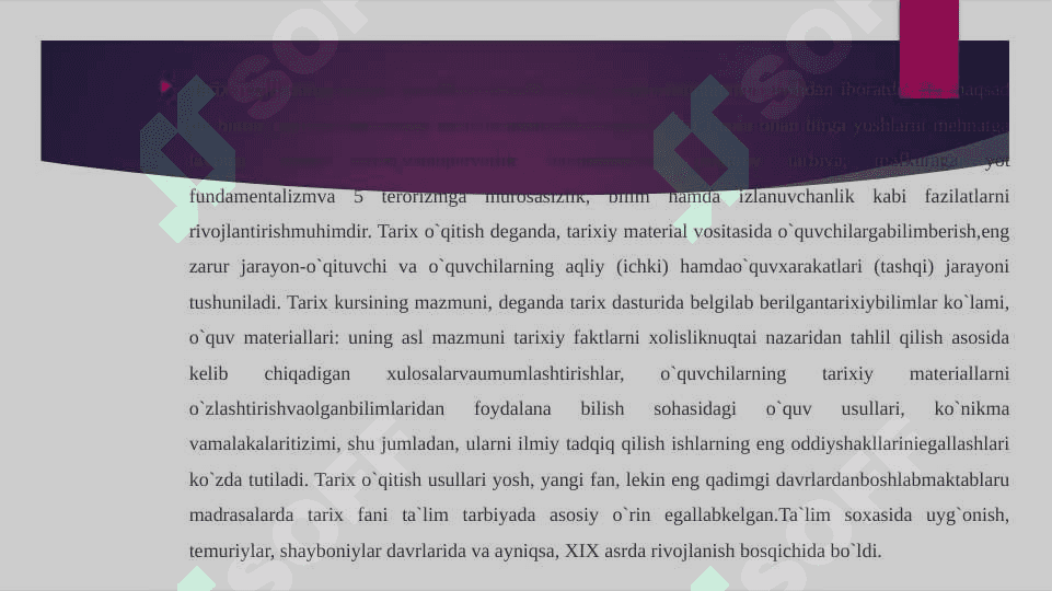 TARIX O’QITISH METODIKASINI ILMIY PEDAGOGIK FAN SIFATIDA SHAKLLANISHI 6