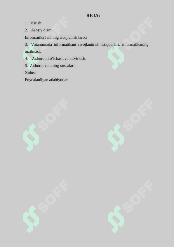 VATANIMIZDA INFORMATIKA FANINING RIVOJLANISH ISTIQBOLLARI 2