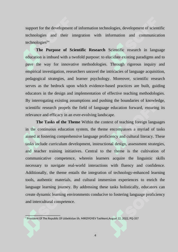 Tools for teaching foreign languages in the continuous education system 3
