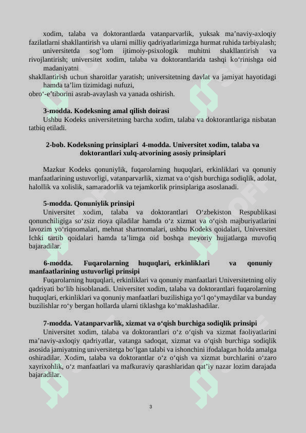 ODOB-AXLOQ KODEKSI-Universitetlar uchun 3