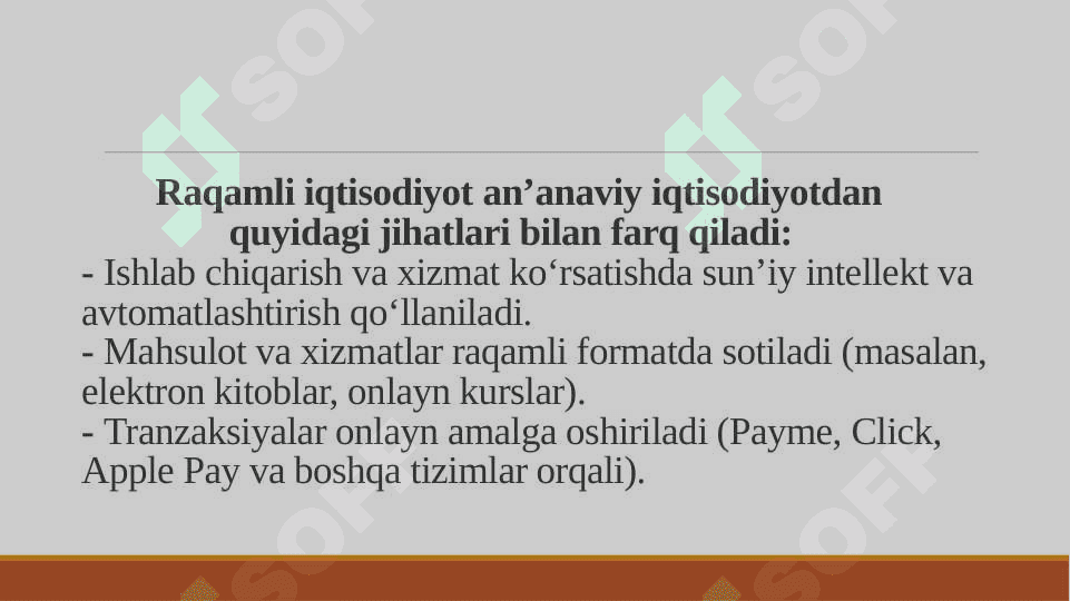 Raqamli iqtisodiyot va uning afzalliklari 4