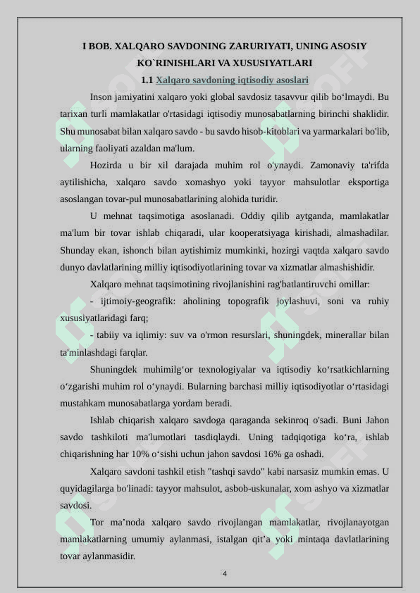 Xalqaro savdoda davlatning roli 4