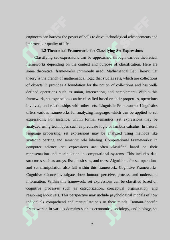 CLASSIFICATION OF SET EXPRESSION IN LINGUISTICS 7