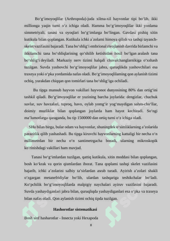 Termitlar oilasi tarkibi va hayot kechirishi 8