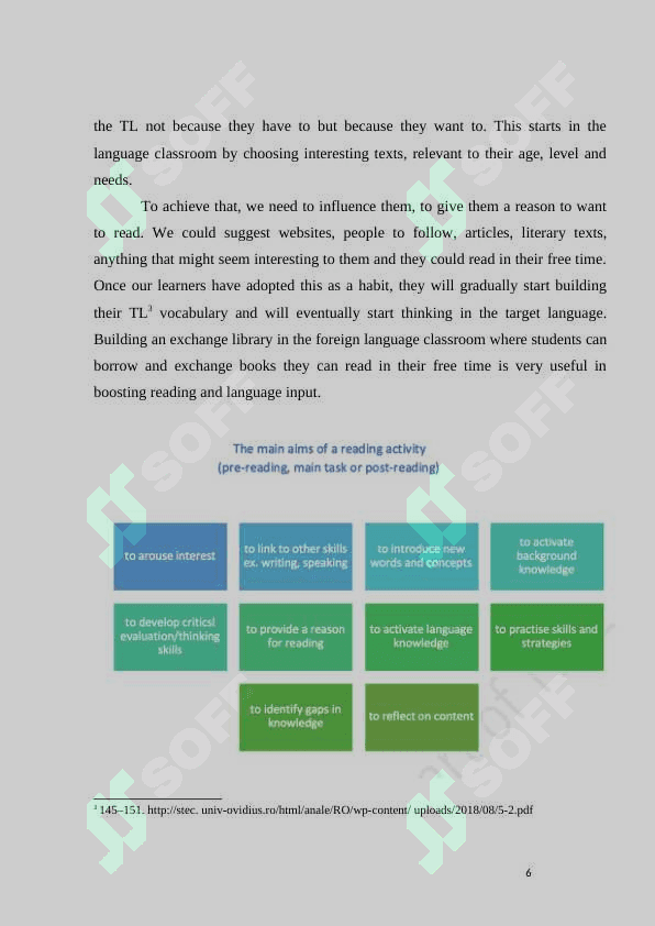 Designing reading activities 6