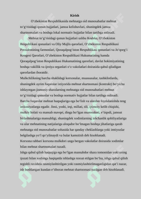 Mehnat munosabatlarini tartibga solishda davlatning roli 2
